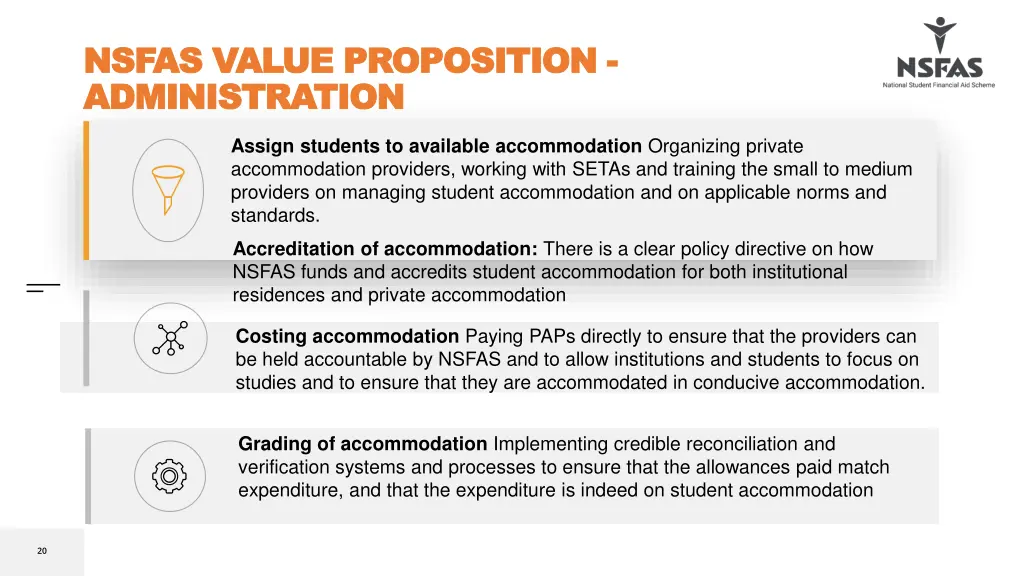 n nsfas sfas value proposition value proposition