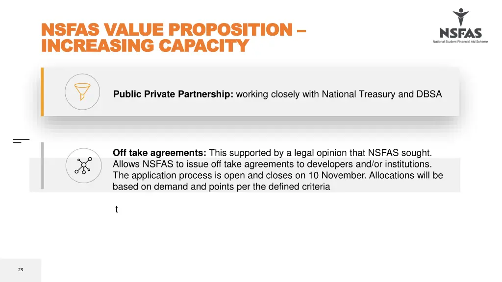 n nsfas value proposition sfas value proposition 1