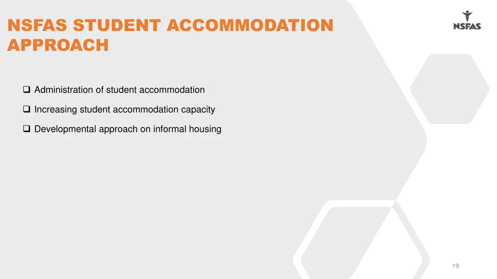 nsfas student accommodation approach