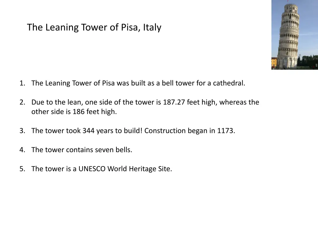 the leaning tower of pisa italy 1