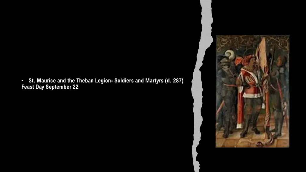 st maurice and the theban legion soldiers