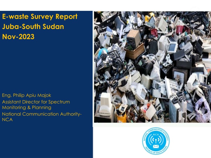 e waste survey report juba south sudan nov 2023