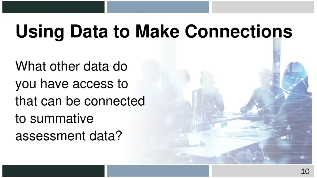 using data to make connections