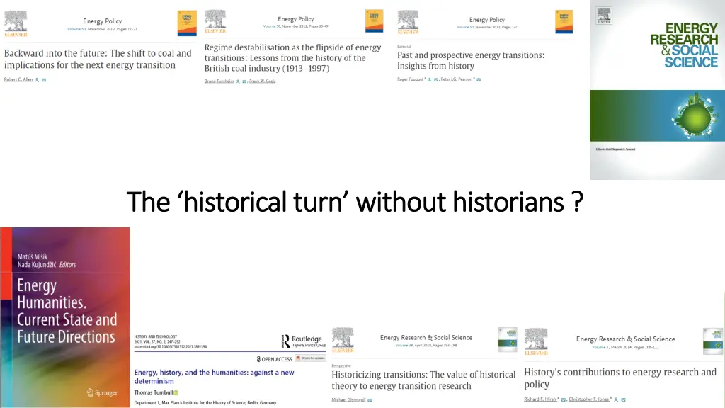 the historical turn without historians