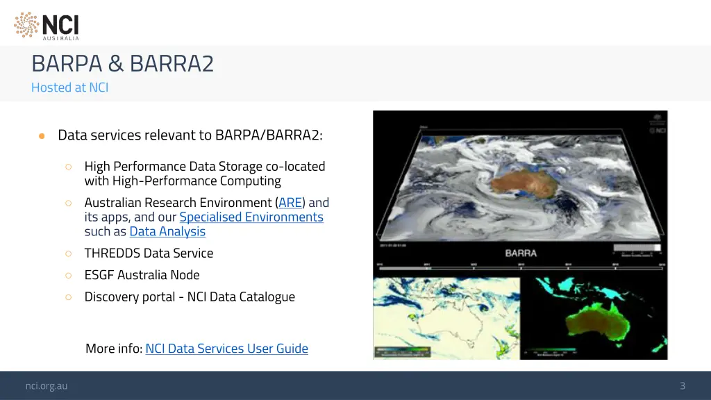 barpa barra2 hosted at nci