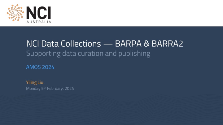 nci data collections barpa barra2 supporting data