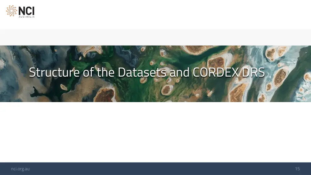 structure of the datasets and cordex drs