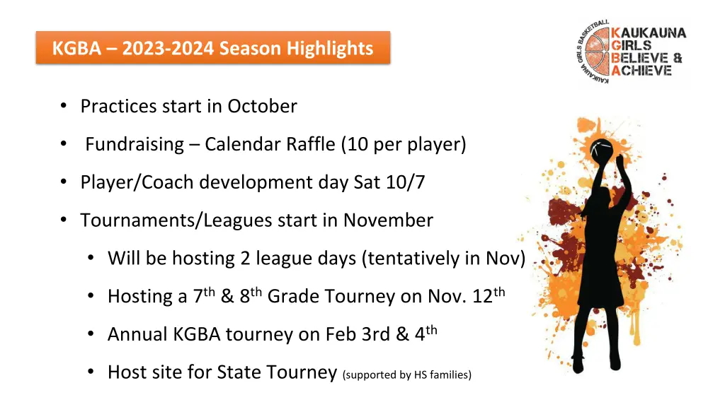 kgba 2023 2024 season highlights