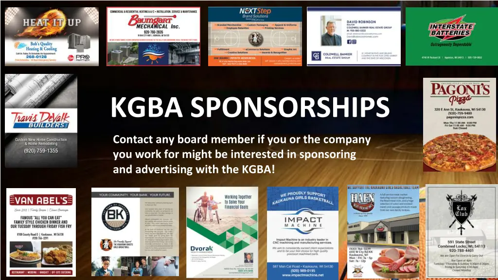 kgba sponsorships
