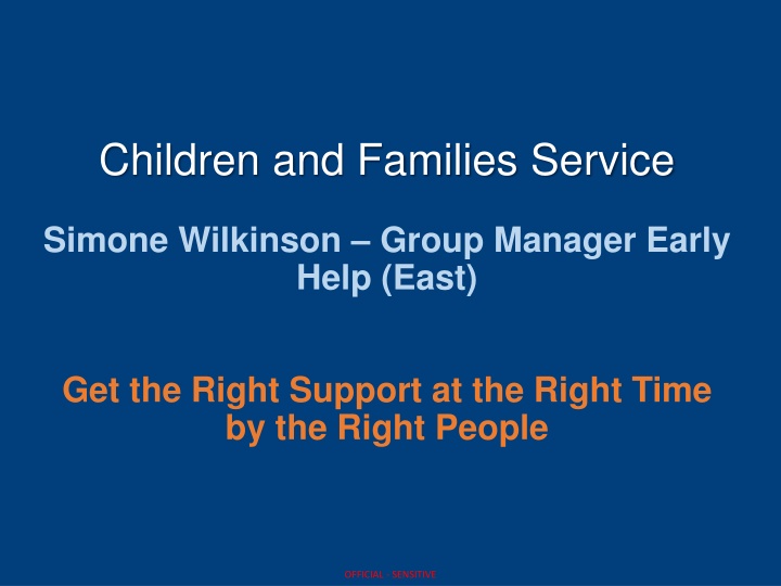 children and families service