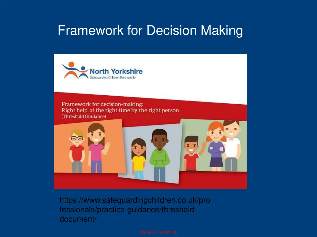 framework for decision making