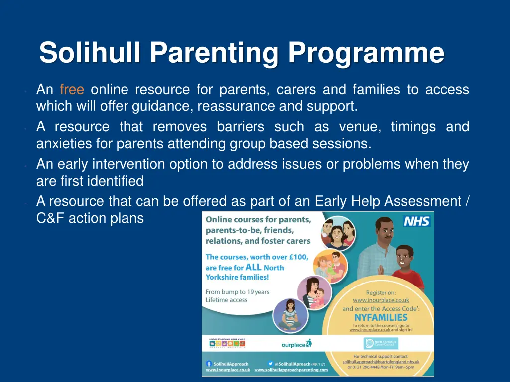 solihull parenting programme