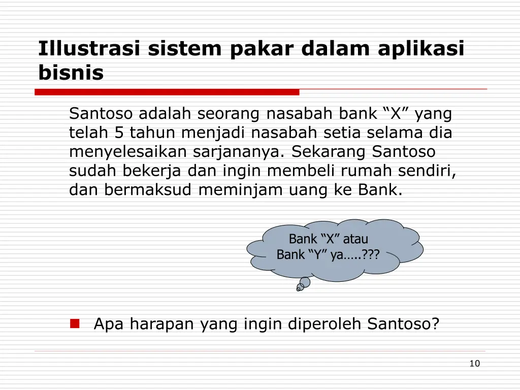 illustrasi sistem pakar dalam aplikasi bisnis