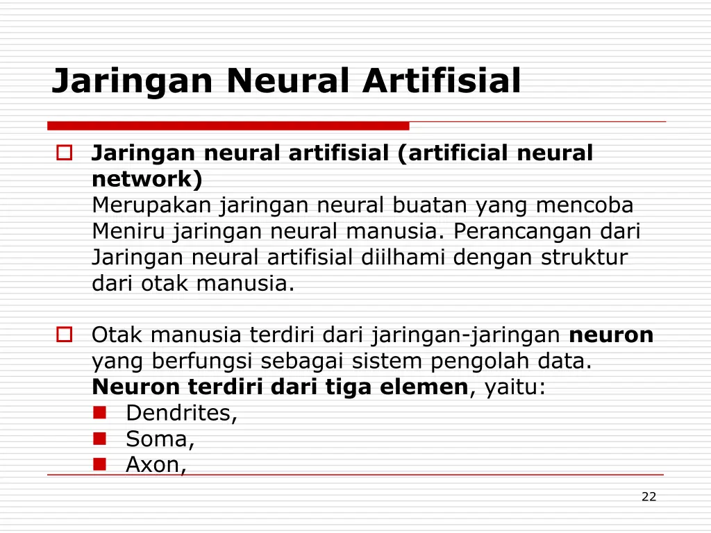 jaringan neural artifisial