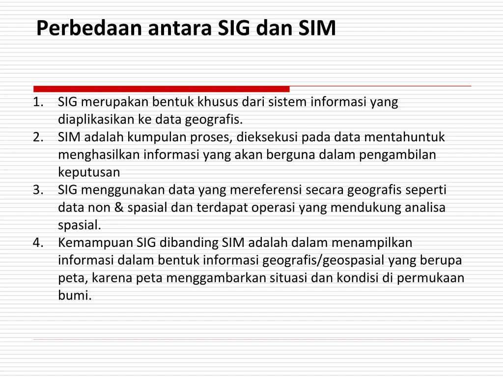 perbedaan antara sig dan sim