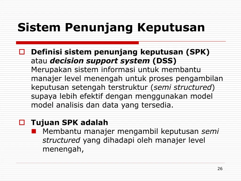 sistem penunjang keputusan