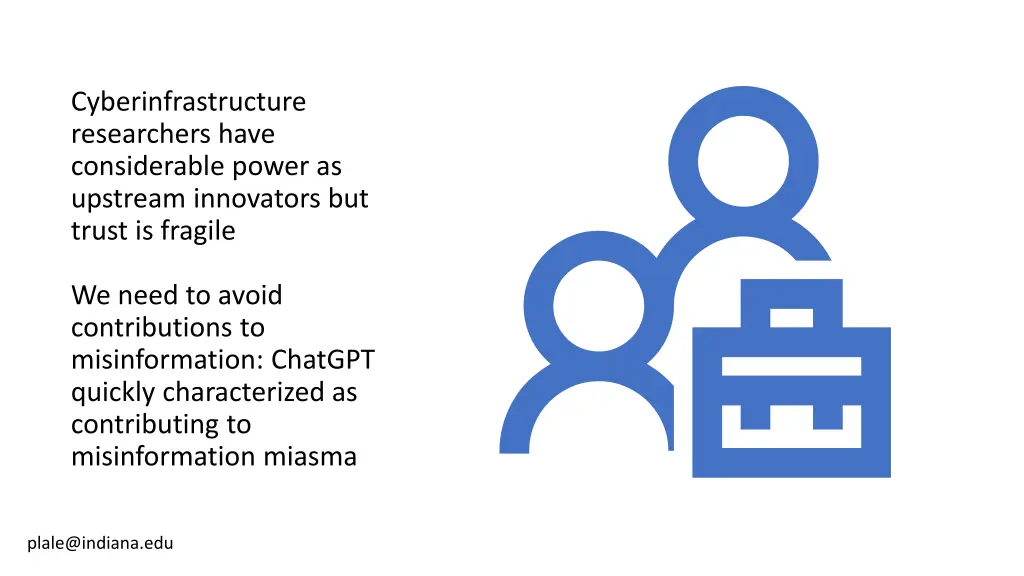 cyberinfrastructure researchers have considerable