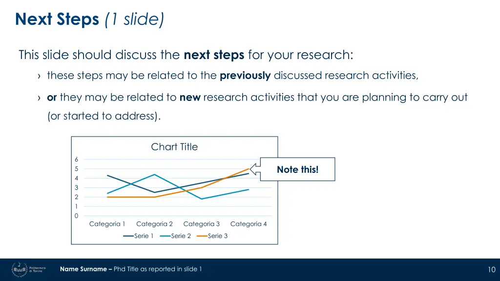 next steps 1 slide