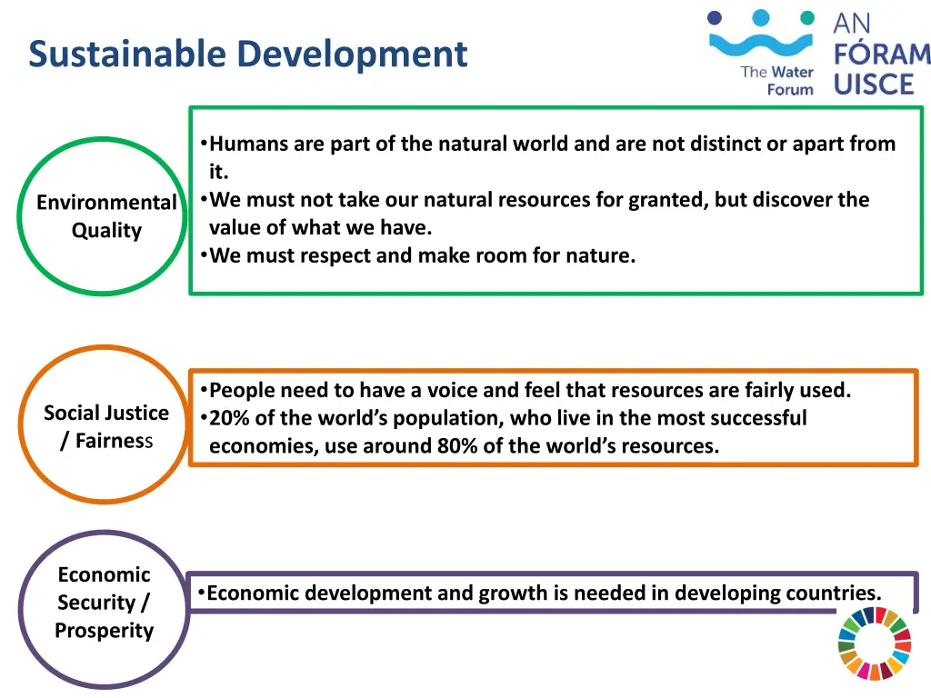 sustainable development