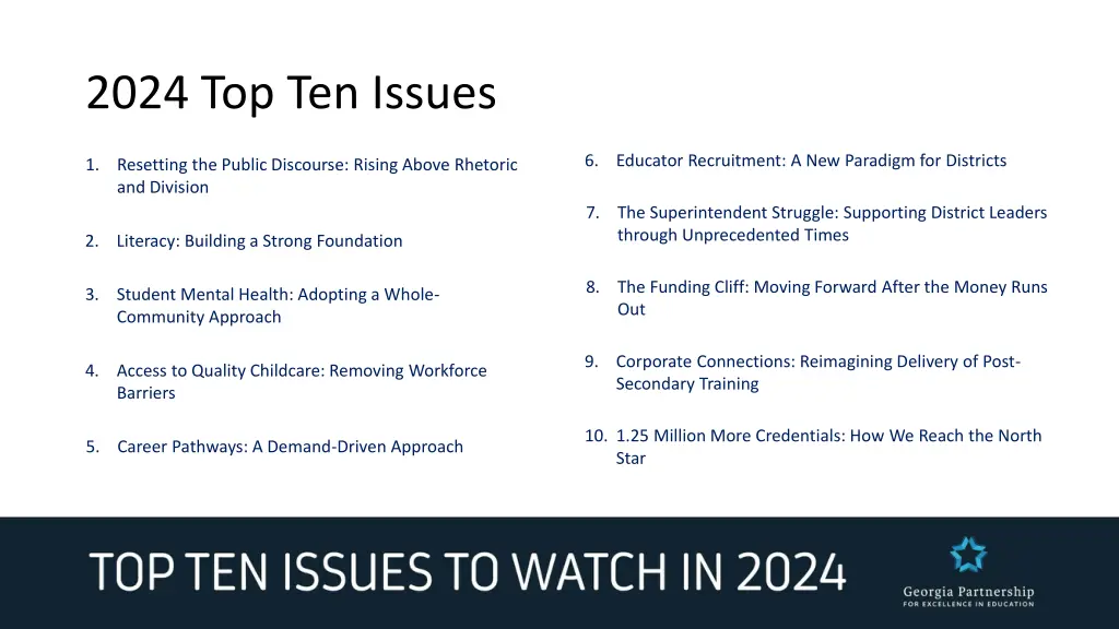 2024 top ten issues 1