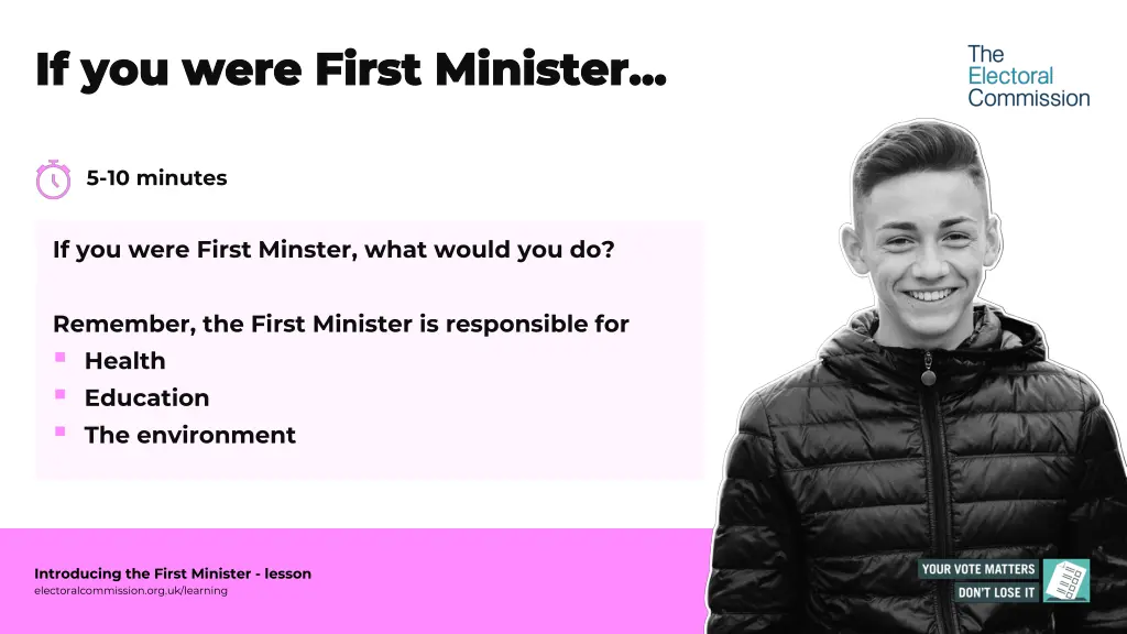 if you were first minister if you were first