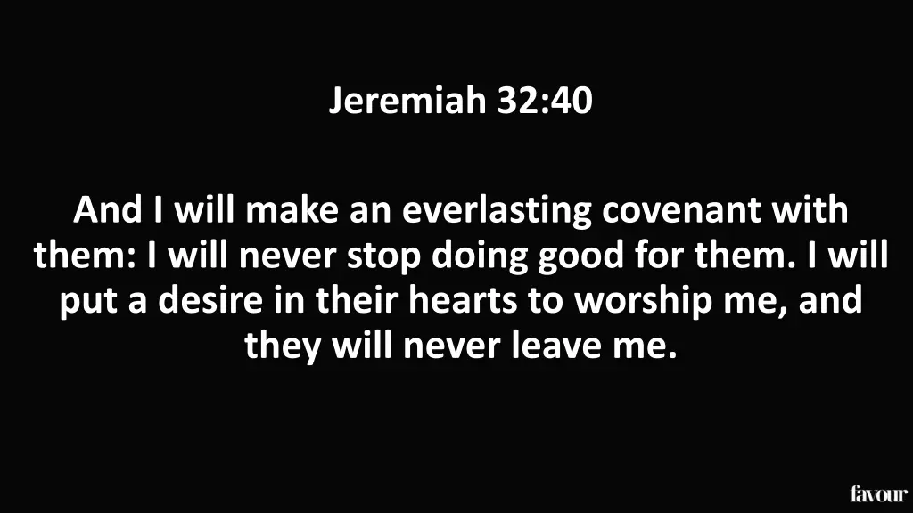 jeremiah 32 40
