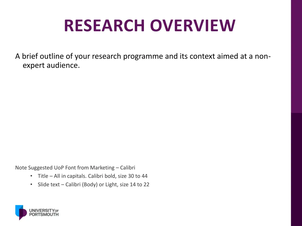 research overview