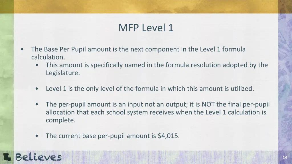 mfp level 1 8