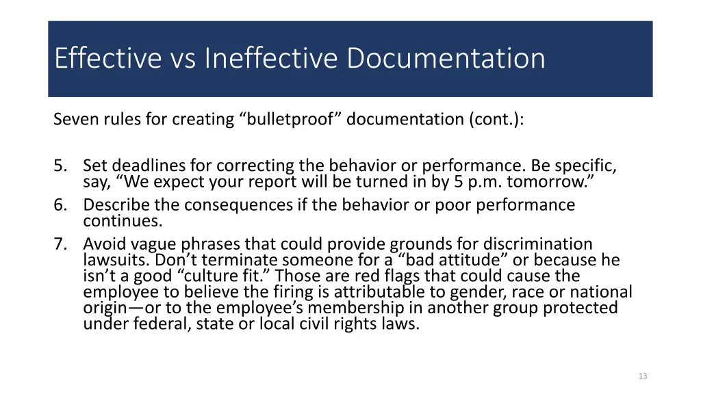 effective vs ineffective documentation 3