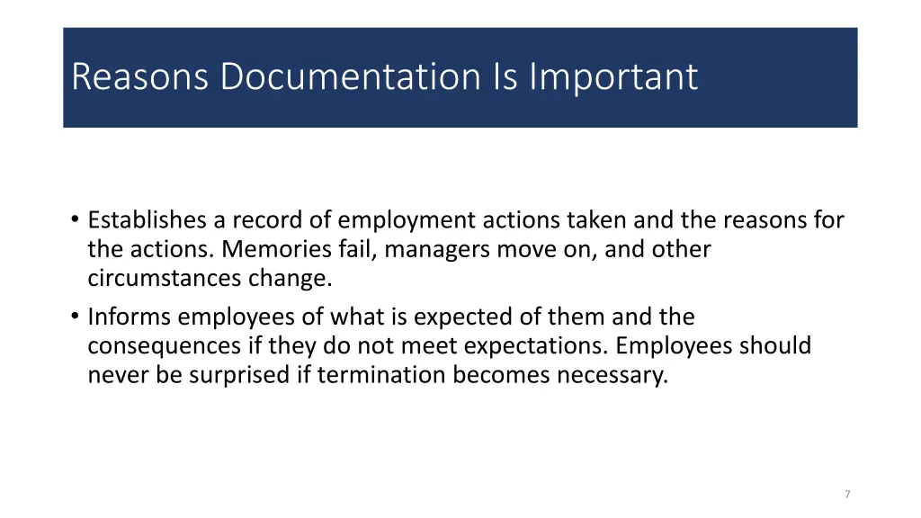 reasons documentation is important