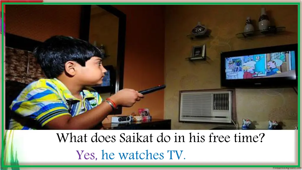 what does saikat do in his free time