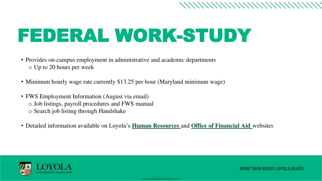 federal work federal work study