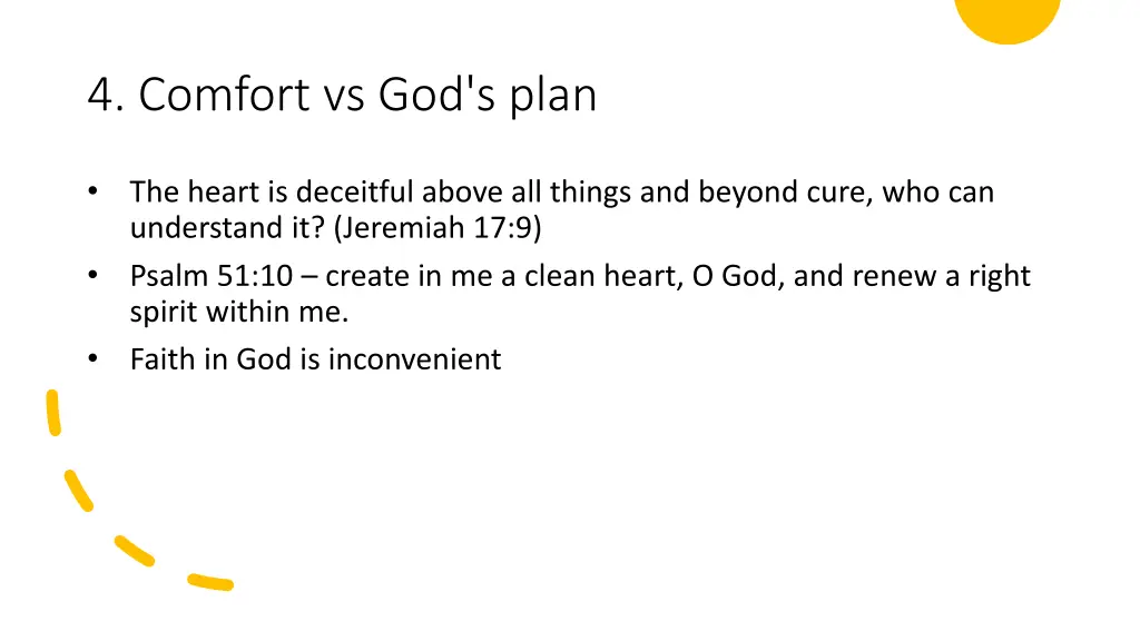 4 comfort vs god s plan