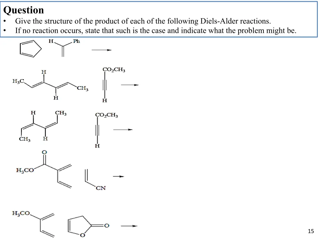 question give the structure of the product