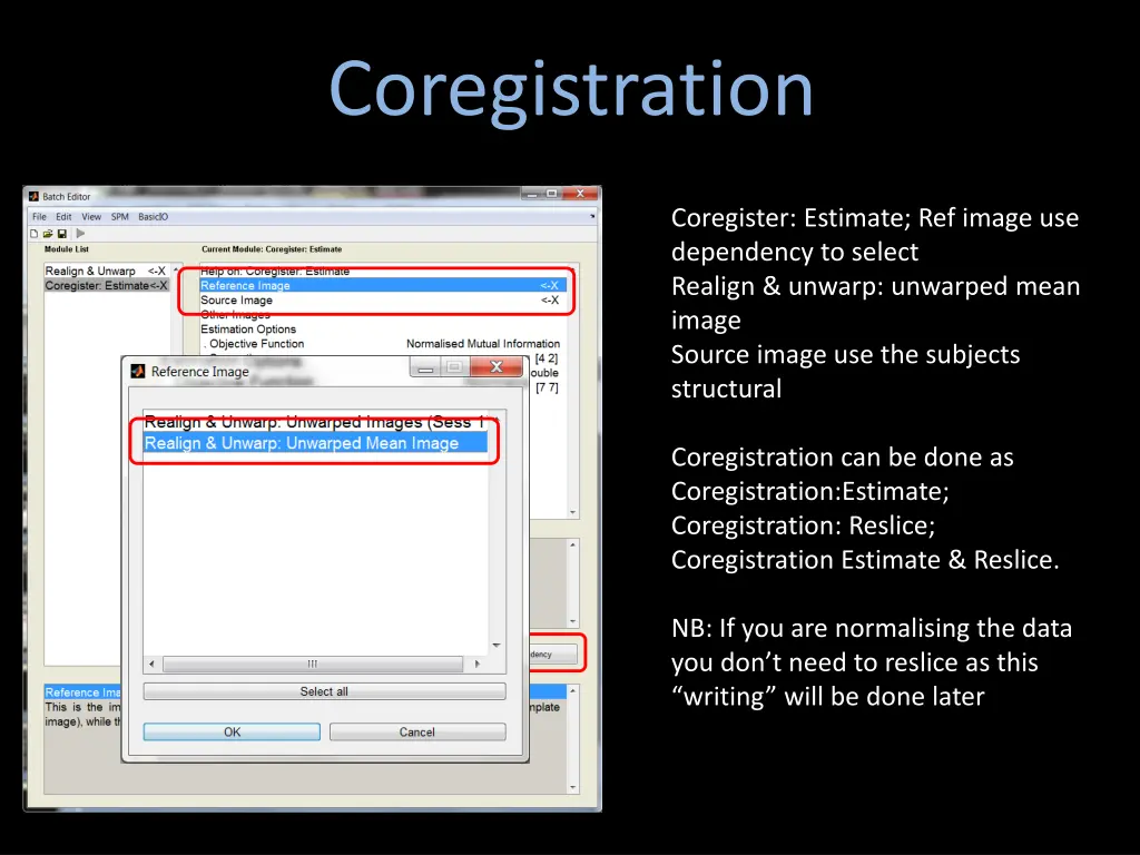 coregistration 4