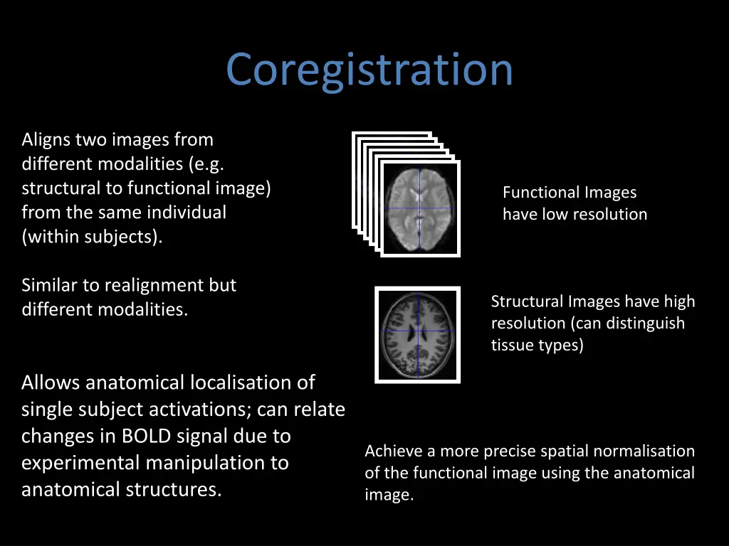 coregistration