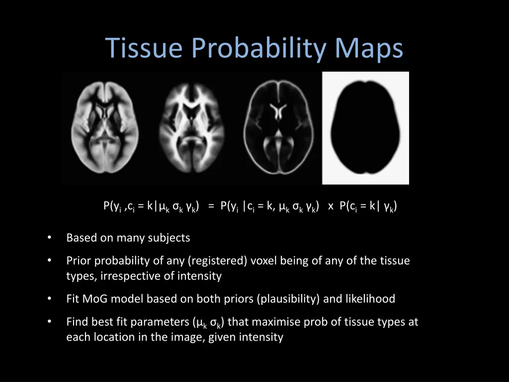 tissue probability maps