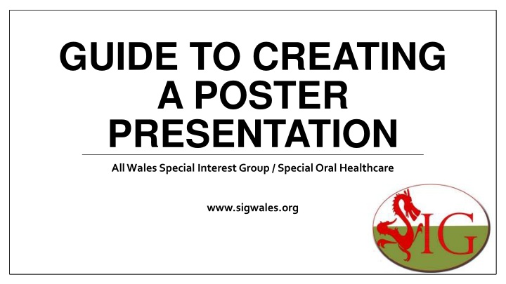 guide to creating a poster presentation