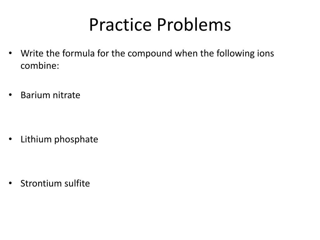 practice problems 4