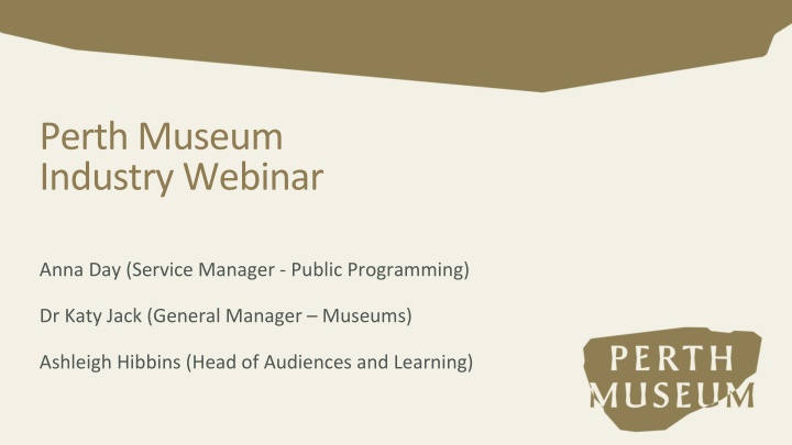 perth museum industry webinar