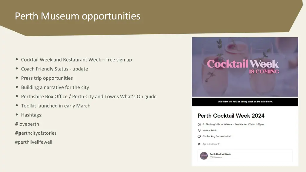 perth museum opportunities
