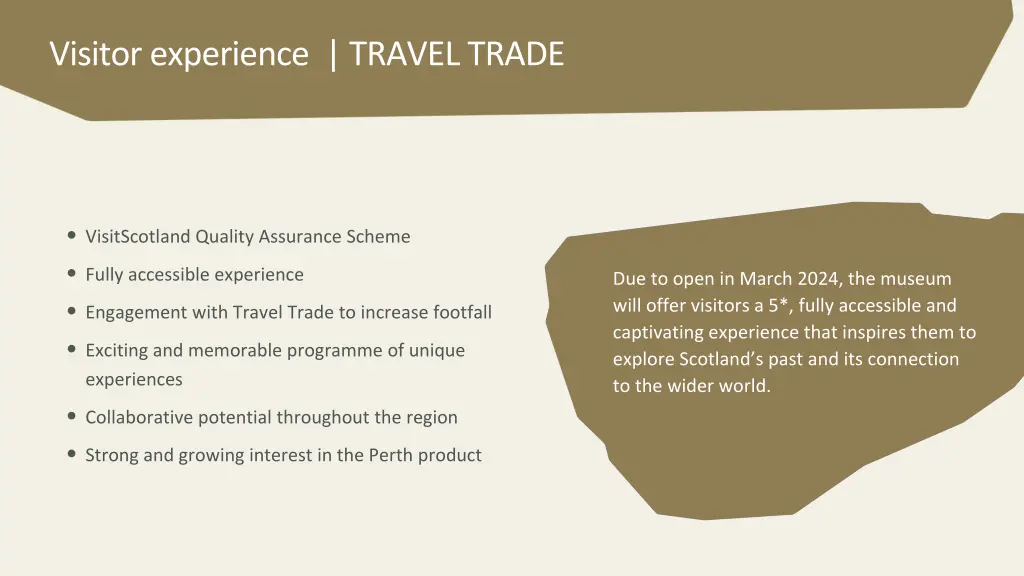 visitor experience travel trade