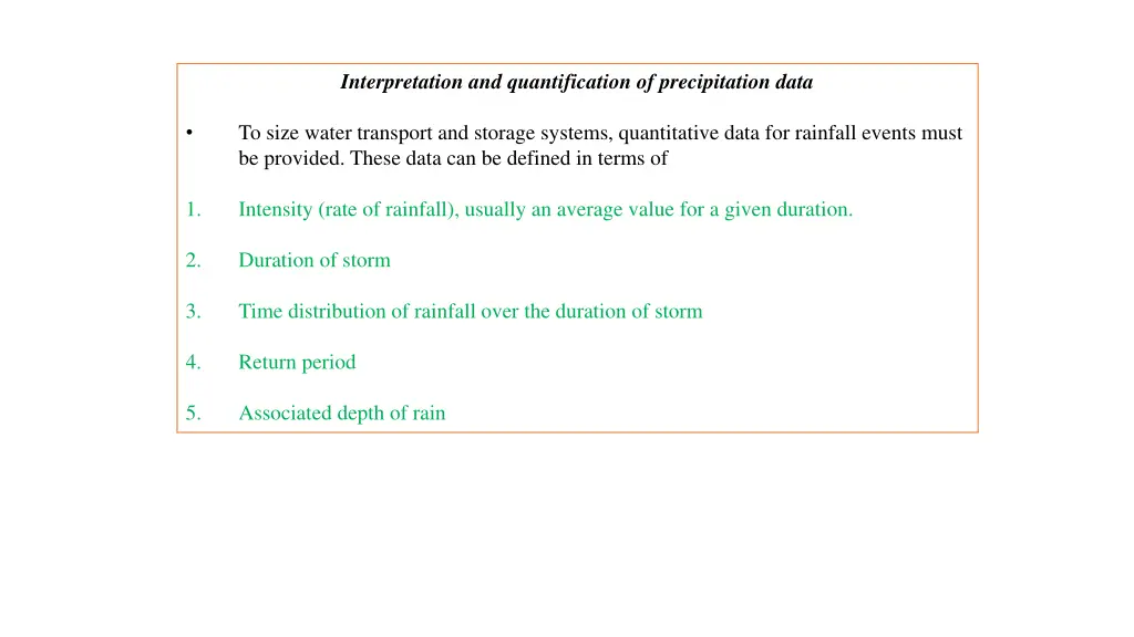 interpretation and quantification