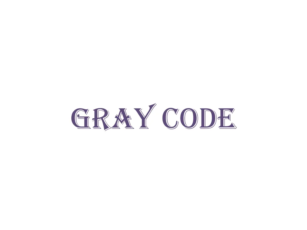 gray code