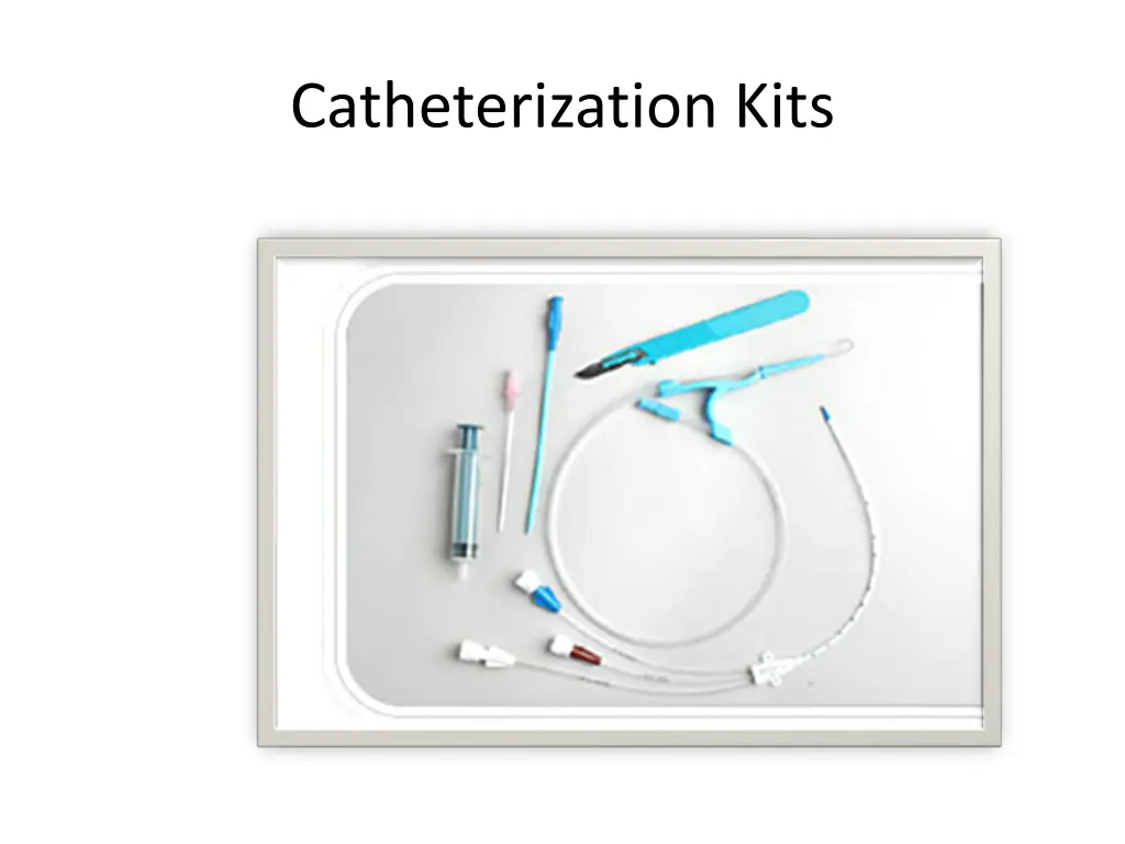 catheterization kits