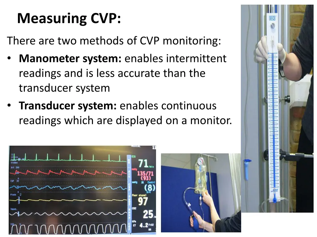 measuring cvp