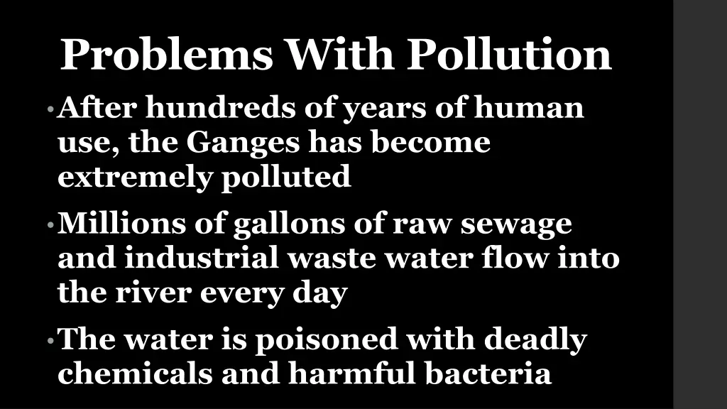 problems with pollution after hundreds of years