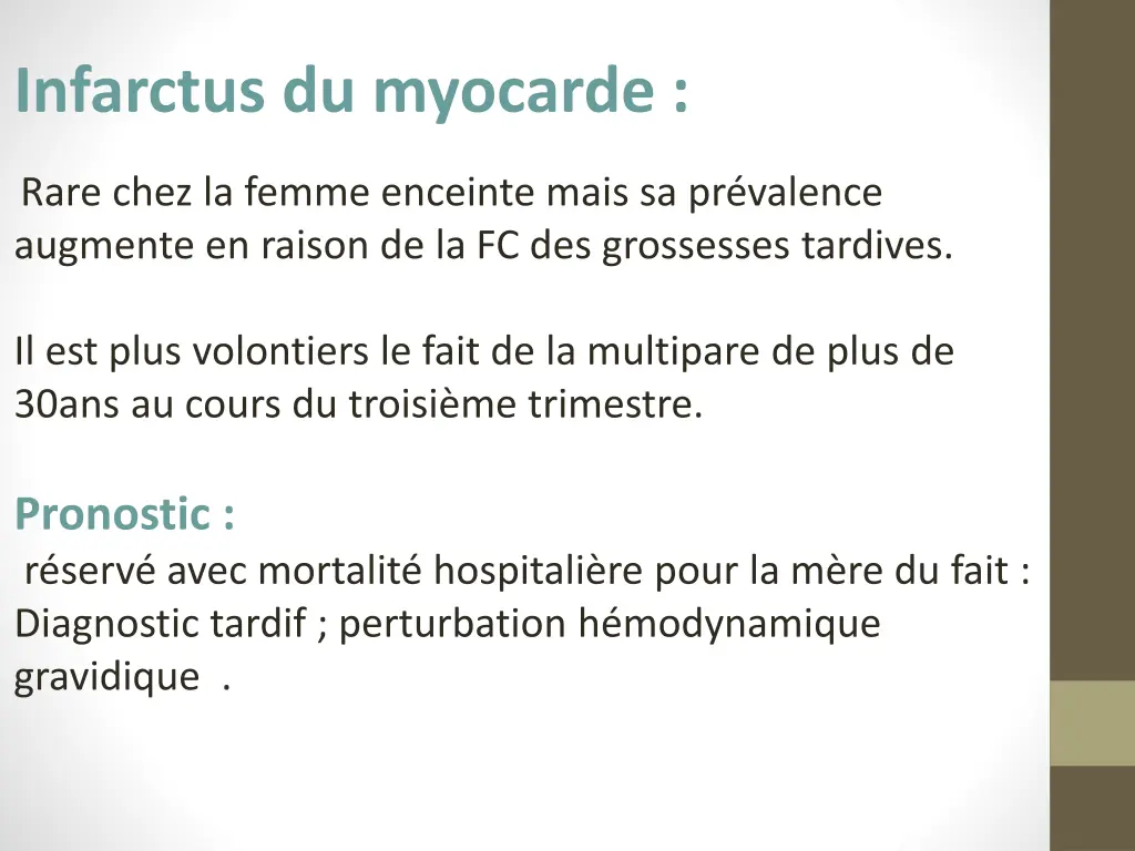 infarctus du myocarde