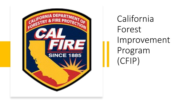 california forest improvement program cfip