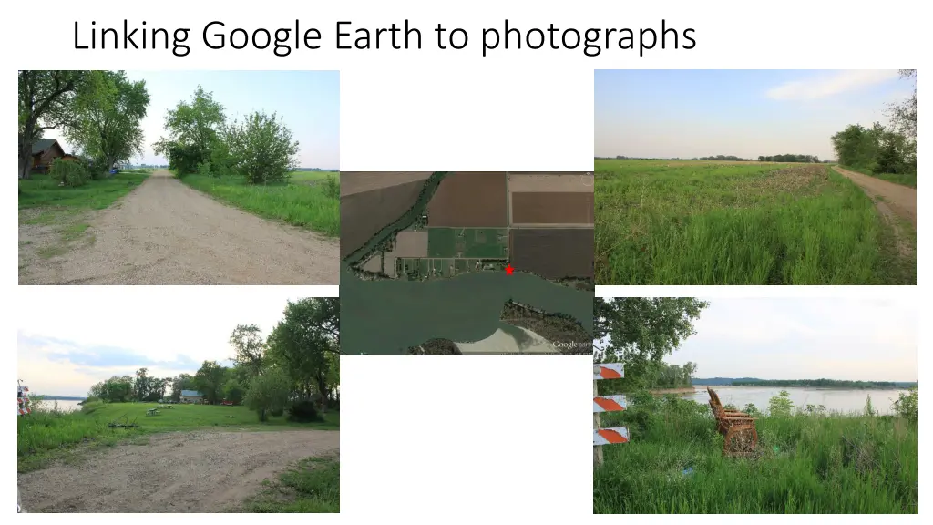 linking google earth to photographs